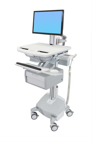 STYLEVIEW CART WITH LCD PIVOT LIFE POWERED TALL DRAWE – Ergotron