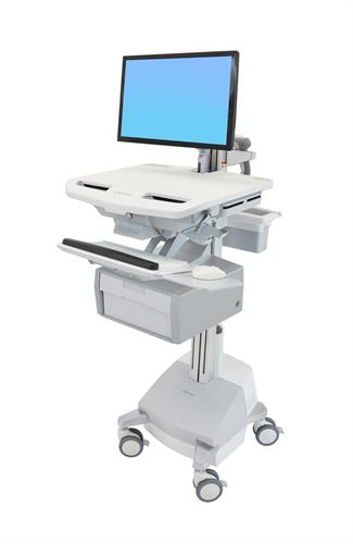 STYLEVIEW CART WITH LCD ARM POWERED TALL DRAWER – Ergotron