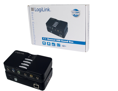 USB Box 7.1 Dolby 8-Kanal – LogiLink