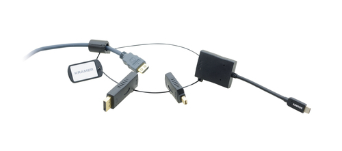 HDMI Adapter Ring with 3 Adapters USB C DisplayPort Mini DP Male to HDMI Female – Kramer Electronics