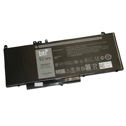 BTI alt to Dell Battery E5450 E5550 4 Cell 51Whr OEM: 7FR5J – Battery Technology