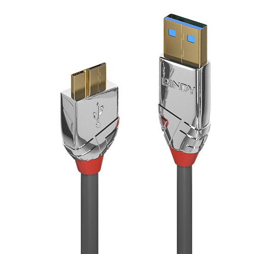 1M USB3.0 TYPE A TO MICRO-B CBL CROMO LE – Lindy