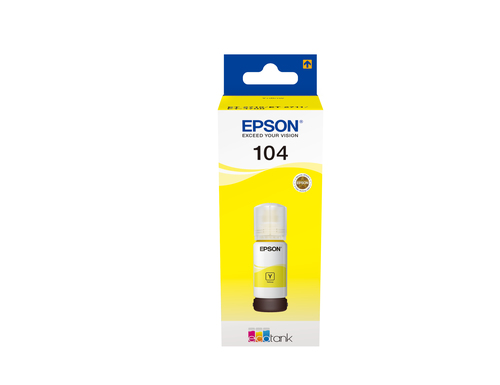104 ECOTANK YELLOW INK BOTTLE 1 X 65MLYELLOW – Epson