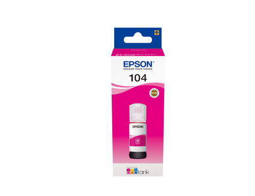 104 ECOTANK MAGENTA INK BOTTLE 1 X 65MLMAGENTA – Epson
