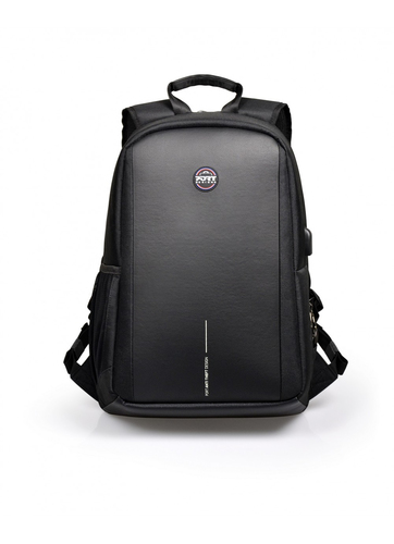 Port Designs - CHICAGO EVO BP 13/15.6 includes integrated cabling enabling you to externally connected & charge devices such as mobile phones with an internal battery pack cabling only does not include a battery pack. Supplied by Hypertec. – Port