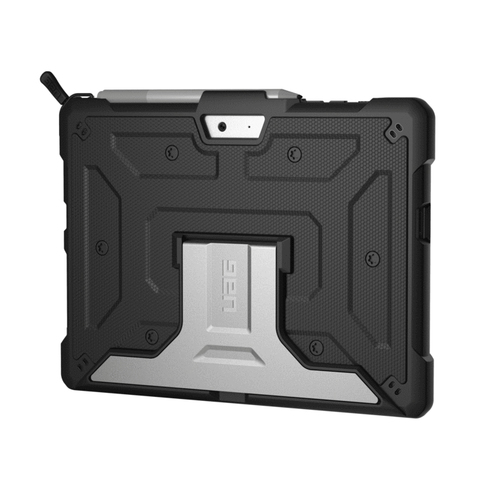 Metropolis Black - back cover for tablet - rugged - aluminium - black - for Microsoft Surface Go, Go 2, Go 3 – urbanarmorgear