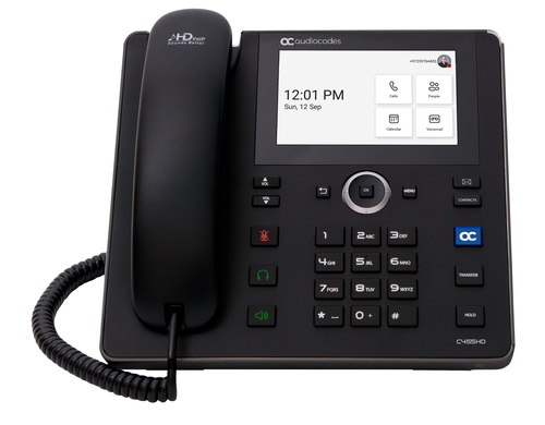 AUDIOCODES TEAMS C455HD R IP PHONE BLK – AUDIOCODES