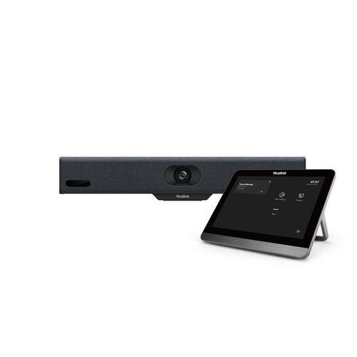 Yealink A10 all-in-one Colaboration Bar, Power Adapter, Wallmount Bracket and Cables. 1x CTP18 Touch Console, PoE Power Adapter, Wallmount Bracket and Cables. Including 2-year Hardware Warranty. – Yealink