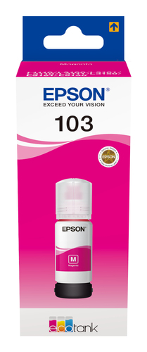 Epson Ink Cartridges, 103, 101 4 colour ink bottles, Ink Bottle, 1 x 70.0 ml Magenta – Epson