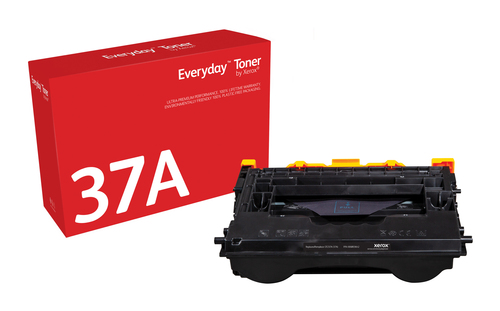 BLACK TONER CARTRIDGE EQUIVALEN HP 37A FOR LASERJET ENTERPRISE – Xerox