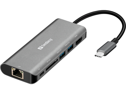 USB-C DOCK HDMI+LAN+SD+USB,61W – Sandberg