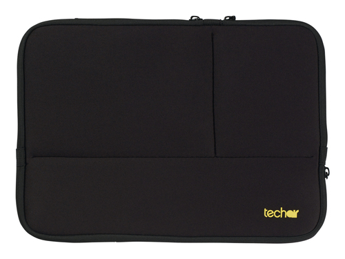 A techair product- 15.6'' black sleeve with 3 zipped pockets. Supplied by Hypertec – Tech Air