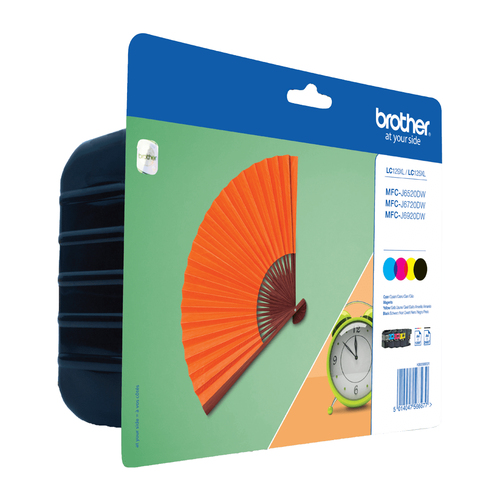 LC129XL PACK 4 INK HC BLIST F/MFCJ6520DW/J6720DW/J6920DX – Brother