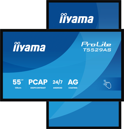 55" Black All-In-One PCAP Interactive Display 4K UHD – Iiyama