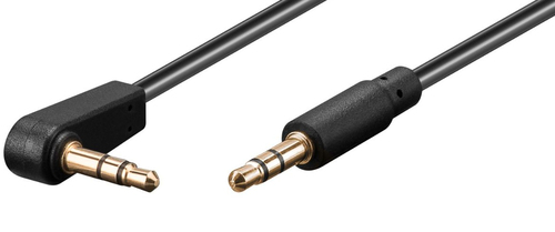 3.5MM JACK CABLE 0,5M M-M 90¦ – MicroConnect