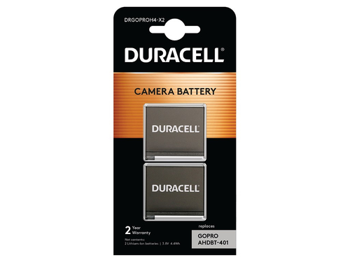 Action Camera Battery 3.8V 1160mAh (X2) – Duracell