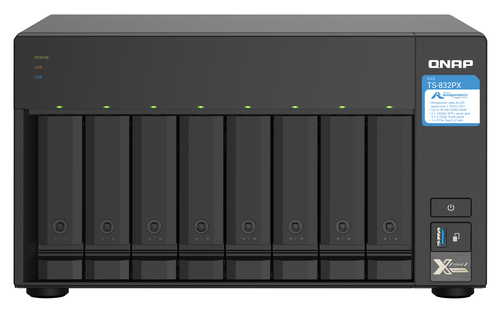 QNAP TS-832PX-4G 8 Bay Desktop Enclosure – Qnap