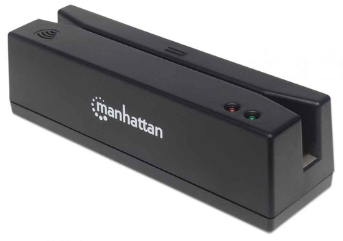 USB-A MAGNETIC STRIP CARD READR -TRIPLE TRACK READER BLACK – INTELLINET