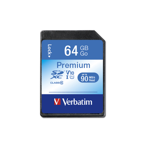 Verbatim 64gb SDXC Card Class 10 – Verbatim