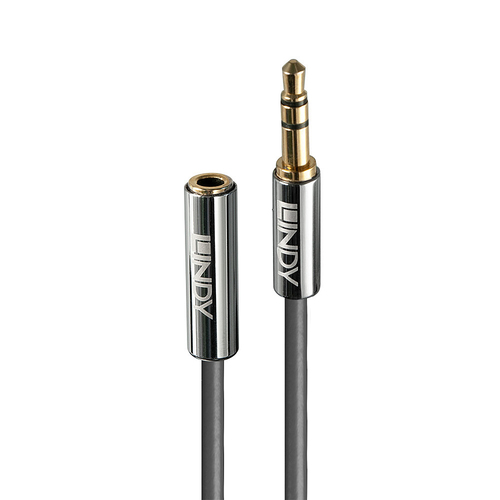 5M 3.5MM EXTENSION AUDIO CABLE CROMO LE – Lindy