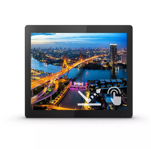 17" Black Touch Monitor 10 Points VGA DisplayPort USB DVI and HDMI – Philips