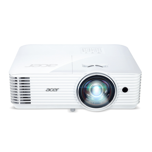 Acer S1386WH - DLP projector - 3D - 3600 ANSI lumens - WXGA (1280 x 800) - 16:10 - 720p - short-throw fixed lens – Acer