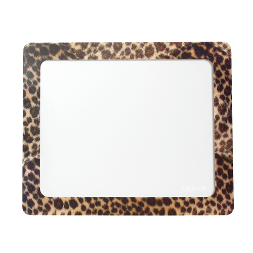 Mouse Pad, with photo cover, 230x190x1.2mm, leopard design – LogiLink