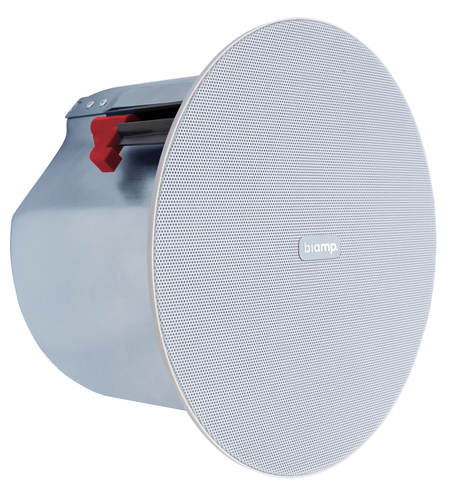 6.5" Two-Way Thin Edge Ceiling Loudspeaker with Back Can PAIR - White – Biamp