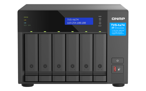 QNAP TVS-h674-i5-32G 6 BAY Desktop NAS – Qnap