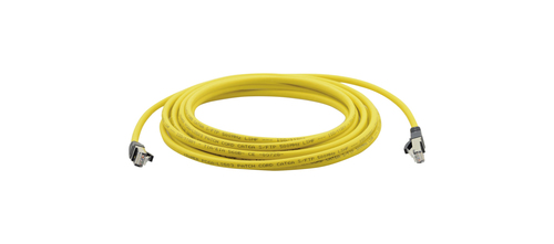 Cat6A S/FTP LAN Patch Lead LSHF 5m YEL – Kramer Electronics