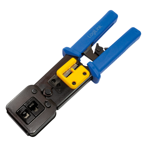Crimp Tool Dual Modular 8/6P + EZ, with cutter – LogiLink