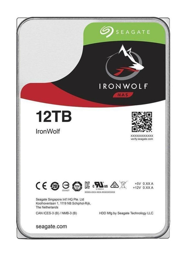 IRONWOLF 12TB NAS 3.5 6GB/S SATA 256MB – Seagate