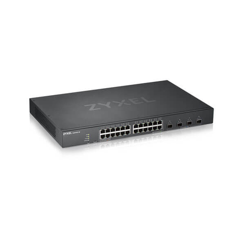 28 PORT SMART MGD+ SWITCH 24X GIGABIT COPPER 4X 10G SFP – ZyXEL Communications