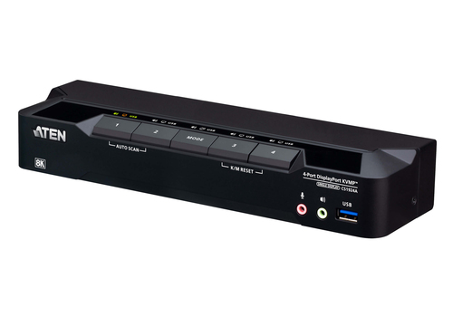 4-PORT USB3.0 8K DISPLAYPORT KVMP SWITCH SUPPORT UP TO 7680X4320@60HZ – ATEN