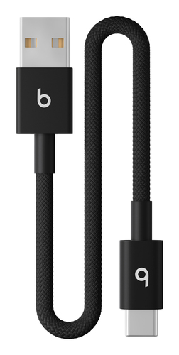 Beats USB-A to USB-C Woven Short Cable (20 cm) - Bolt Black – Apple