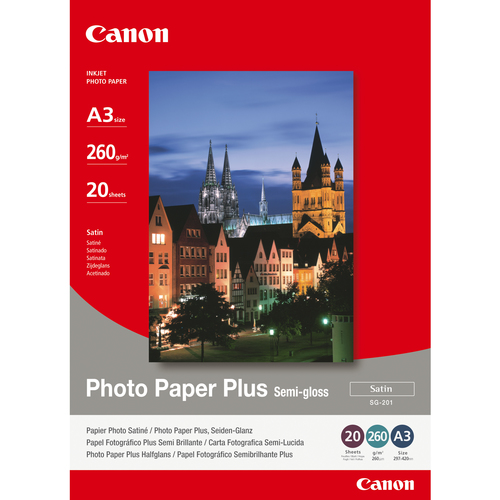PAPER PHOTO SG102 A3 20SH SEMI-GLOSSY SG-102 BJ MEDIA – Canon