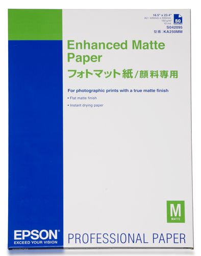 ENHANCED MATTE PAPER A2 189G/M 25 BLATT – Epson