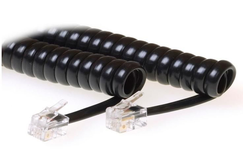 RJ10-RJ10 1,5M M/M BLACK – MicroConnect