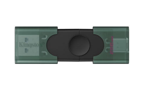 FD 256GB DataTraveler USBC & A 3.2 Grn – Kingston Technology