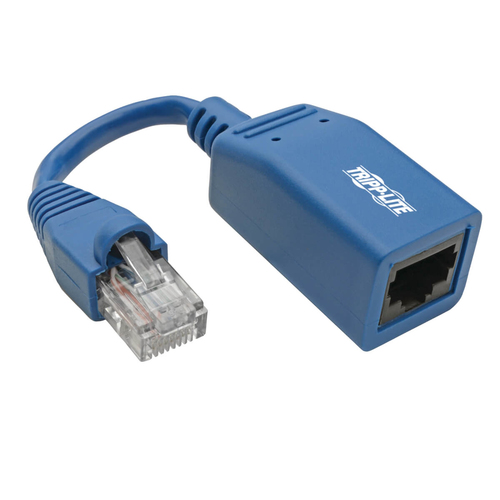 CISCO CONSOLE ROLLOVER CABLE ADAPTER (M/F)-RJ45 TO RJ45 BLUE – Tripplite