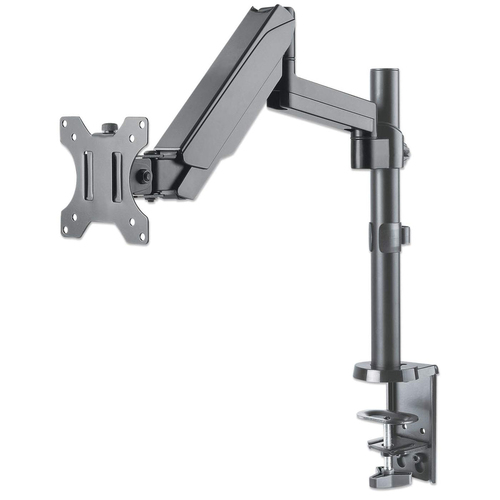 TV/MONITOR DESK MOUNT GAS FULL- MOTION 27 CLAMP/GROM 100X100MM – INTELLINET