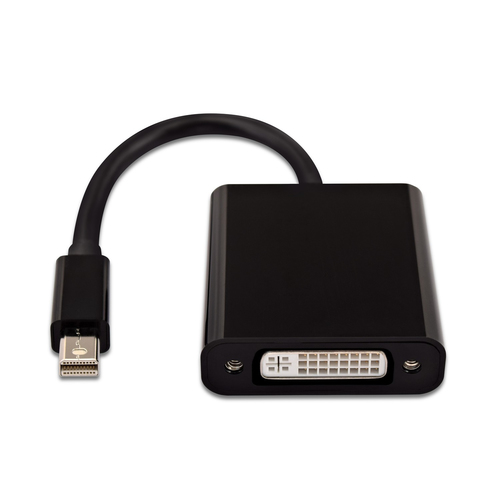 MINI DP TO DVI ADAPTER BLACK MI DP TO DVI-D ADPTR 1080P FHD – V7