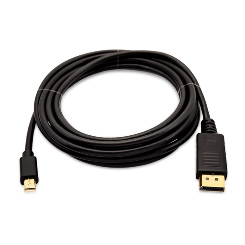 MINI DP TO DP 1.2 CABLE 3M MIDP TO DP CABLE 21.6GB 4K UHD – V7