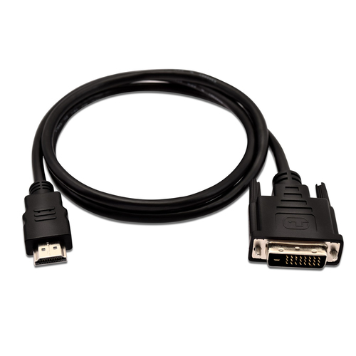 HDMI TO DVI-D SINGLE LINK BLK HDMI TO DVI-D CABLE 1080P FHD 1M – V7