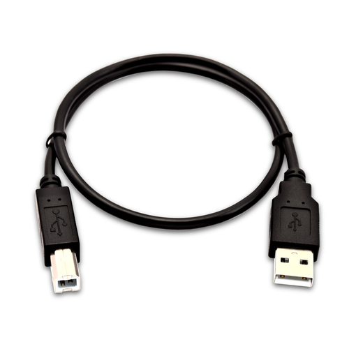 USB2.0 A TO B 50CM 1.6FT CABLE DATA CABLE 480MBPS PERIPHERALS – V7