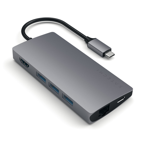 Satechi TypeC Mport Adptr4K EthV2 SpGrey – Satechi