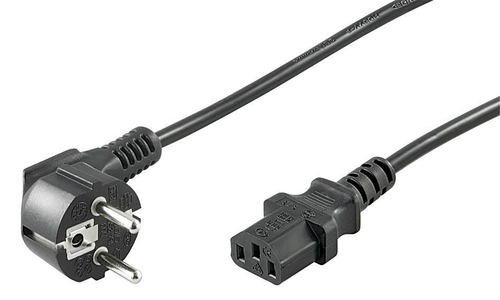 POWER CORD 5M BLACK IEC320 – MicroConnect