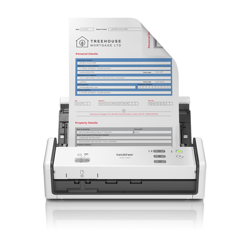 ADS-1300 COMPACT/PORT DOC SCNR 30PPM 600DPI 48BIT USB-C WHT – Brother