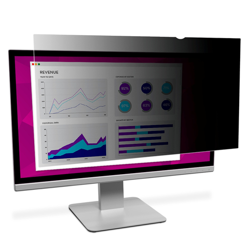 3M High Clarity Privacy Filter for 27'' Apple iMac Aspect Ratio (16:10)- measures 387.4 x 649.3 mm. Supplied by Hypertec. – 3M