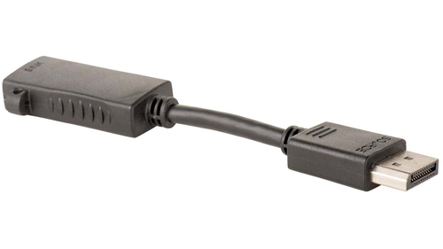4K DisplayPort Male to HDMI Female Cable Adapter – Black – Liberty
